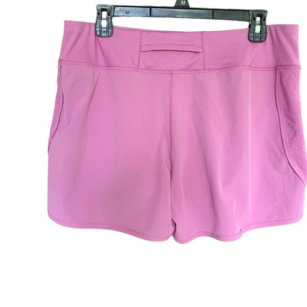 RB3 Women's Running Shorts Built in Undergarment Pink Stretch Pockets Si… - Picture 4 of 7
